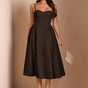 Tea Length Midi Dress